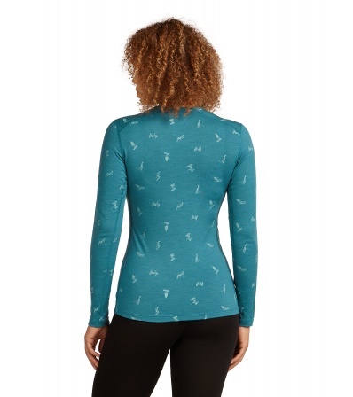 Блуза Icebreaker Women's Merino 200 Oasis LS Crewe Thermal Top Ski Day