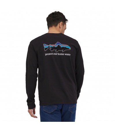 Блуза Patagonia Long-Sleeved Home Water Trout Responsibili-Tee M's