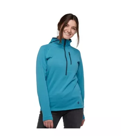 Блуза Black Diamond Coefficient Quarter Zip Fleece Hoody W's