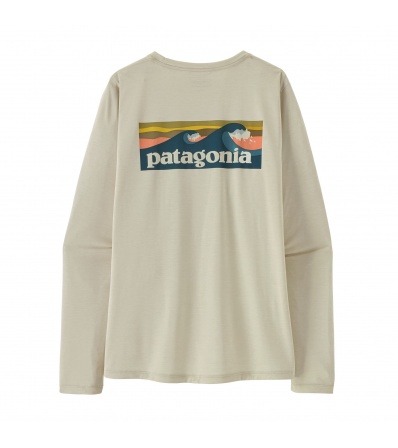 Блуза Patagonia Long Sleeved Capilene Cool Daily Shirt - Boardshort Logo W's