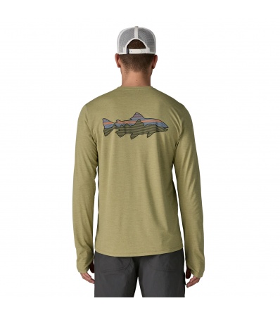 Блуза Patagonia Long-Sleeved Capilene Cool Sun Shirt - Fitz Roy Trout M's