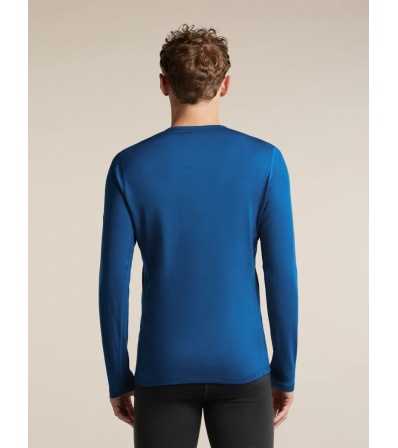 Мерино Блуза Icebreaker Merino 200 Oasis Long Sleeve Crewe Lazurite M's