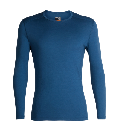 Мерино Блуза Icebreaker Merino 200 Oasis Long Sleeve Crewe Lazurite M's