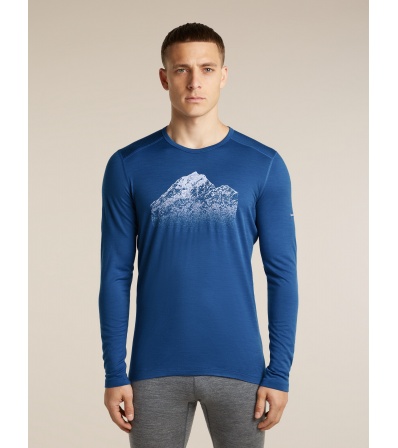 Мерино Блуза Icebreaker Merino 200 Oasis Long Sleeve Crewe Rising Light M's