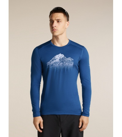 Мерино Блуза Icebreaker Merino 200 Oasis Long Sleeve Crewe Rising Light M's