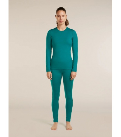 Мерино Блуза Icebreaker Merino 200 Oasis Long Sleeve Crewe Tidal Teal W's