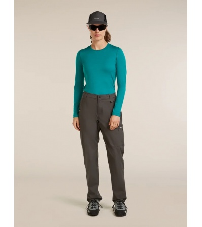 Мерино Блуза Icebreaker Merino 200 Oasis Long Sleeve Crewe Tidal Teal W's