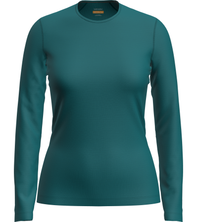 Мерино Блуза Icebreaker Merino 200 Oasis Long Sleeve Crewe Tidal Teal W's