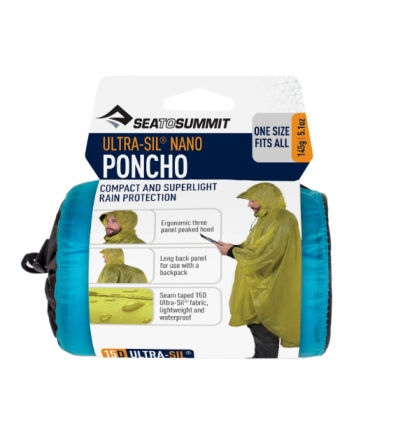 Пончо Sea to Summit Ultra-Sil Nano Poncho Blue