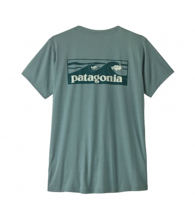 Тениска Patagonia Capilene Cool Daily Shirt - Boardshort Logo W's