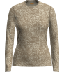 Мерино Блуза Icebreaker Merino 200 Oasis Long Sleeve Crewe Moss Bloom AOP W's