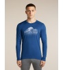 Мерино Блуза Icebreaker Merino 200 Oasis Long Sleeve Crewe Rising Light M's