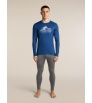 Мерино Блуза Icebreaker Merino 200 Oasis Long Sleeve Crewe Rising Light M's