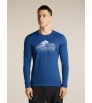 Мерино Блуза Icebreaker Merino 200 Oasis Long Sleeve Crewe Rising Light M's