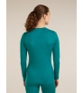 Мерино Блуза Icebreaker Merino 200 Oasis Long Sleeve Crewe Tidal Teal W's